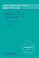 Variation in an English Dialect: A Sociolinguistic Study (Cambridge Studies in Linguistics) 0521117151 Book Cover