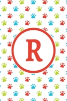 R: Monogrammed 2020 Weekly Planner For Dog Lovers - Cute Paw Print Pattern, January 2020 - December 2020 (6x9) 1702081672 Book Cover