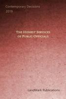 The Honest Services of Public Officials 1731041934 Book Cover