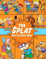 the splat 90s coloring boOK: Anxiety the splat 90s Coloring Books For Adults And Kids Relaxation And Stress Relief B09BZX8MQ5 Book Cover
