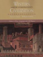 Western Civilization: A History of European Society, Volume I: From Antiquity to the Old Regime 0534545327 Book Cover