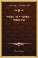 Proclus the Neoplatonic Philosopher 1162560924 Book Cover
