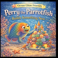 Perry the Parrotfish Builds Something New (Ocean Glow Friends) B0GXRT6FSP Book Cover