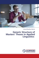 Generic Structure of Masters' Theses in Applied Linguistics 6207458060 Book Cover