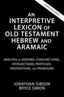 An Interpretive Lexicon of Old Testament Hebrew and Aramaic: Analysis of Adverbs, Conjunctions, Interjections, Particles, Prepositions, and Pronouns 0310160502 Book Cover