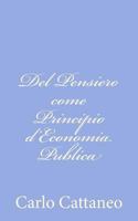 Del Pensiero come Principio d'Economia Publica 1480249327 Book Cover