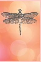 Journal: Dragonfly Notebook - Lined Blank 6 x 9 inch 130 pages (Dragonfly Journal Notebook Diary) 1659543401 Book Cover