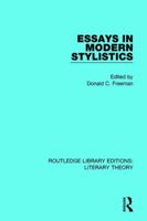 Essays in Modern Stylistics 1138685704 Book Cover