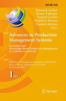 Advances in Production Management Systems: Innovative and Knowledge-Based Production Management in a Global-Local World : IFIP WG 5.7 International ... September 20-24, 2014, Proceedings, Part I 366244738X Book Cover