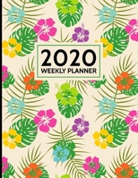Weekly Planner 2020: Daily Organizer Book with Note Pages (January 2020 to December 2020) Tropical Flower 1695315715 Book Cover