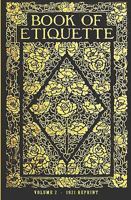 Book of Etiquette, Volume I 9355391056 Book Cover