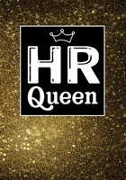 HR Queen: Coworker Notebook, Sarcastic Humor, Funny Gag Gift Work, Boss, Colleague, Employee, HR, Office Journal (employee appreciation gifts) 167745332X Book Cover