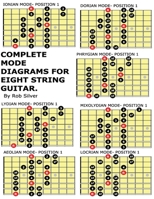 Complete Mode Diagrams for Eight String Guitar (Basic Scale Guides for Eight String Guitar) (Volume 1) 1503163253 Book Cover