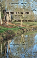 Mémoires intimes: Fragment Suivi de Notes sur la maison de Montreuil" - Extrait" (French Edition) 2343179999 Book Cover