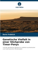 Genetische Vielfalt in einer Stichprobe von Timor-Ponys (German Edition) 6208048389 Book Cover