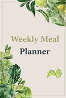 Weekly meal planner: Meal Planning & Grocery List Menu Food Planners Prep Book Eat Records Perfect for to Do Lists, Meal Planning, Weekly Diet Prep (120 pages, 6 x9 '') 1677873698 Book Cover