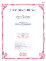 Wedding Music: String Solos & Ensemble/String Quartet 1581060793 Book Cover