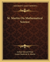 St. Martin on Mathematical Science 142530883X Book Cover