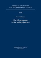 Das Klassensystem in Den Jenissej-Sprachen 3447035986 Book Cover