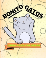 Libro para colorear de lindos gatos: Adorables páginas para colorear de gatos para niños (Spanish Edition) B0CNWLQZRW Book Cover