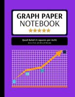 Graph Paper Notebook: 200 Pages, 4x4 Quad Ruled, Grid Paper Composition (Large, 8.5x11 in.) 1082598011 Book Cover