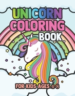 Unicorn Coloring Book for Kids Ages 4-8: Surprise Unicorns for Daughter Son in Birthday 1695570154 Book Cover