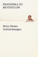 Herrn Dames Aufzeichnungen 8026889614 Book Cover