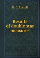 Results of double star measures 5519142254 Book Cover