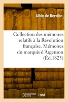 Collection des mémoires relatifs à la Révolution française. Tome 1 2329996942 Book Cover