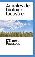 Annales de Biologie Lacustre 1117517438 Book Cover