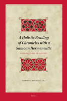 A Holistic Reading of Chronicles with a Samoan Hermeneutic: Reading Jabez in Context (Biblical Interpretation) 9004744657 Book Cover