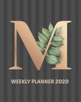 Weekly Planner 2020: January - December 2020 Monthly View Weekly View with Hourly AM/PM Calendar Views Monthly Review & Performance and Alphabet Cover - Monday start 1706282621 Book Cover