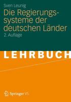 Die Regierungssysteme der deutschen Länder 3531174215 Book Cover