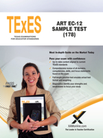 TExES Art EC-12 Sample Test (178) 160787654X Book Cover