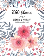 2020 Planner Weekly & Monthly With Inspirational Bible Quotes: Jan 1, 2020 to Dec 31, 2020 Monthly/Weekly Goal Setting, Weekly Review; Daily Schedule, To Do List, Habit Tracker, Menu Beautiful Blue an 1676488898 Book Cover