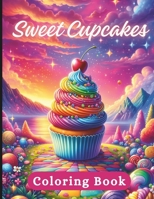Sweet Cupcakes Coloring Book: Fun Illustrations of Gorgeous Cupcakes to Color and Enjoy for Kids & Adults B0CTV4BCBC Book Cover