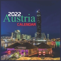 CALENDAR 2022 Austria: Official Austria Calendar 2022, 12 Months , Squire calendar 2022 , Monthly Planner B094281WW2 Book Cover