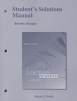 Student's Solutions Manual for Elementary Statistics Using Excel 0321851676 Book Cover