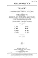 Water and power bills 1690878959 Book Cover