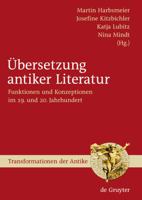 Ubersetzung Antiker Literatur 3110206226 Book Cover