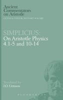Simplicius: On Aristotle Physics 4.1-5 and 10-14 1780934246 Book Cover