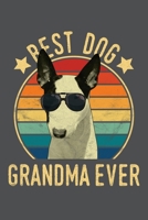 Best Dog Grandma Ever: Miniature Bull Terrier Lined Journal Notebook 1661753779 Book Cover