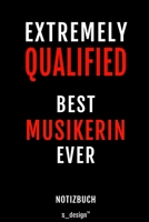 Notizbuch f�r Musiker / Musikerin: Originelle Geschenk-Idee [120 Seiten liniertes blanko Papier] 1691110213 Book Cover
