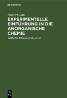 Experimentelle Einf�hrung in Die Anorganische Chemie 3110106604 Book Cover