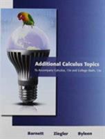 Additional Topics for Calculus for Business, Economics, Life Sciences, & Social Sciences 0321655095 Book Cover
