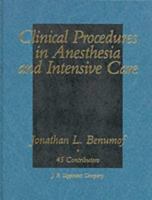 Clinical Procedures in Anesthesia and Intensive Care 0397509502 Book Cover