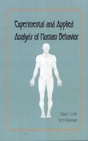 Experimental and Applied Analysis of Human Behavior 1878978373 Book Cover