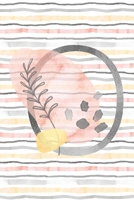 Food and Exercise Journal with Monogram Letter O: Daily Fitness Tracker for Women (Personalized Tracking) 1692824821 Book Cover