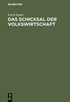 Das Schicksal der Volkswirtschaft 3111096904 Book Cover
