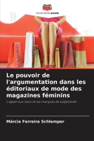 Le pouvoir de l'argumentation dans les éditoriaux de mode des magazines féminins (French Edition) 6209679544 Book Cover